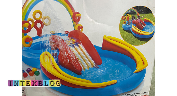 استخر های بادی کودک سرسره دار کوچک