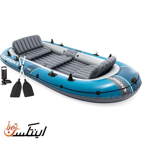 قایق بادی اکسکروشن 5 مدل excursion TM 66325 اینتکس