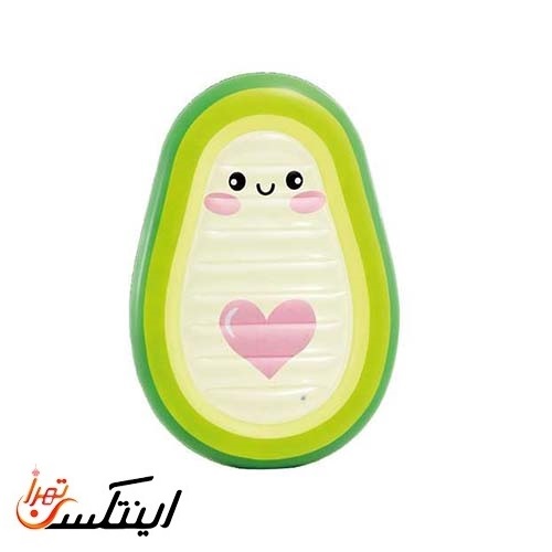 تشک بادی روی آب بزرگسال اینتکس طرح آووکادو کیوت