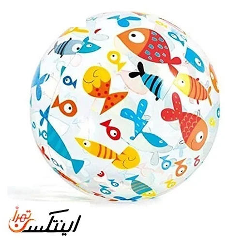توپ بادی کودک قطر 51 مدل ماهی