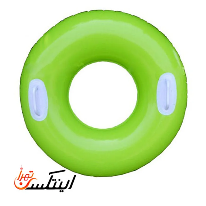حلقه شنا بادی دستگیره دار سبز