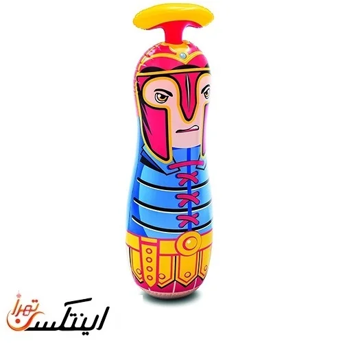 کیسه بوکس بادی بچگانه طرح جنگجو