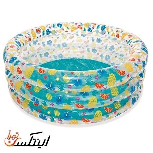 استخر بادی سه حلقه کودک طرح میوه استوایی