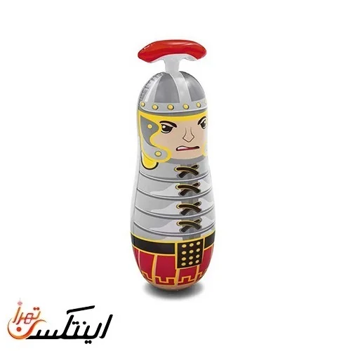 کیسه بوکس بادی بچگانه طرح مرد مبارز