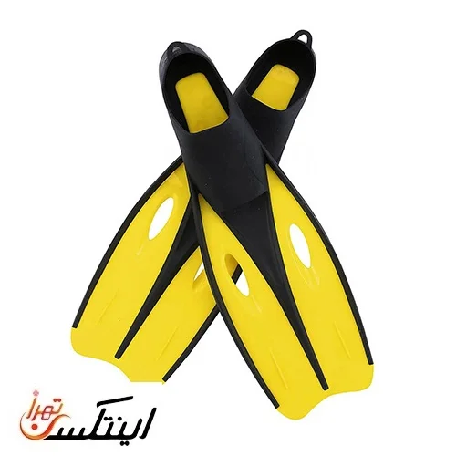 فین شنا سایز 42-44 زرد بست وی