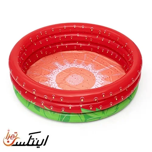 استخر بادی کودک سه حلقه توت فرنگی بست وی