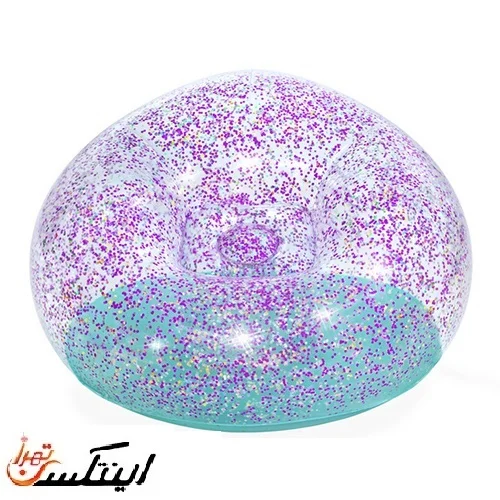 مبل بادی شاین دار بنفش تکنفره