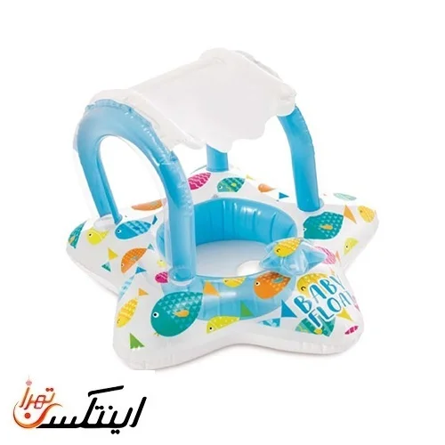 شناور شورتی کودک آبی طرح ستاره سایبان دار